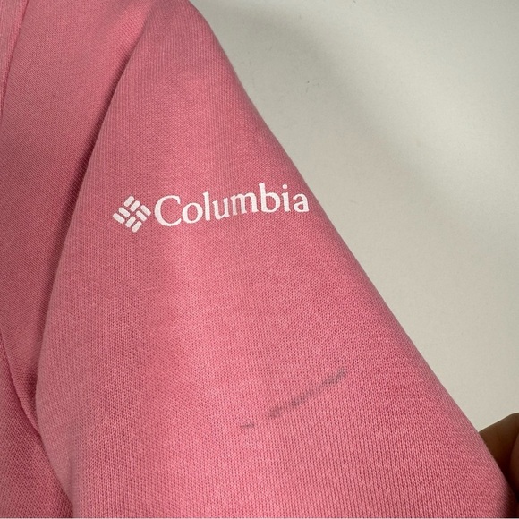 Columbia pink kids hoodie size XS (6/7) - Picture 4 of 5